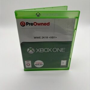 WWE 2K18 Xbox One Green Case